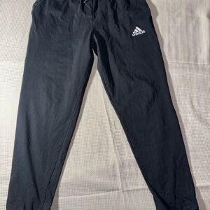 Adidas Men's Black Joggers with Logo